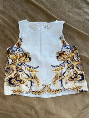 Joie Linen Sleeveless Top